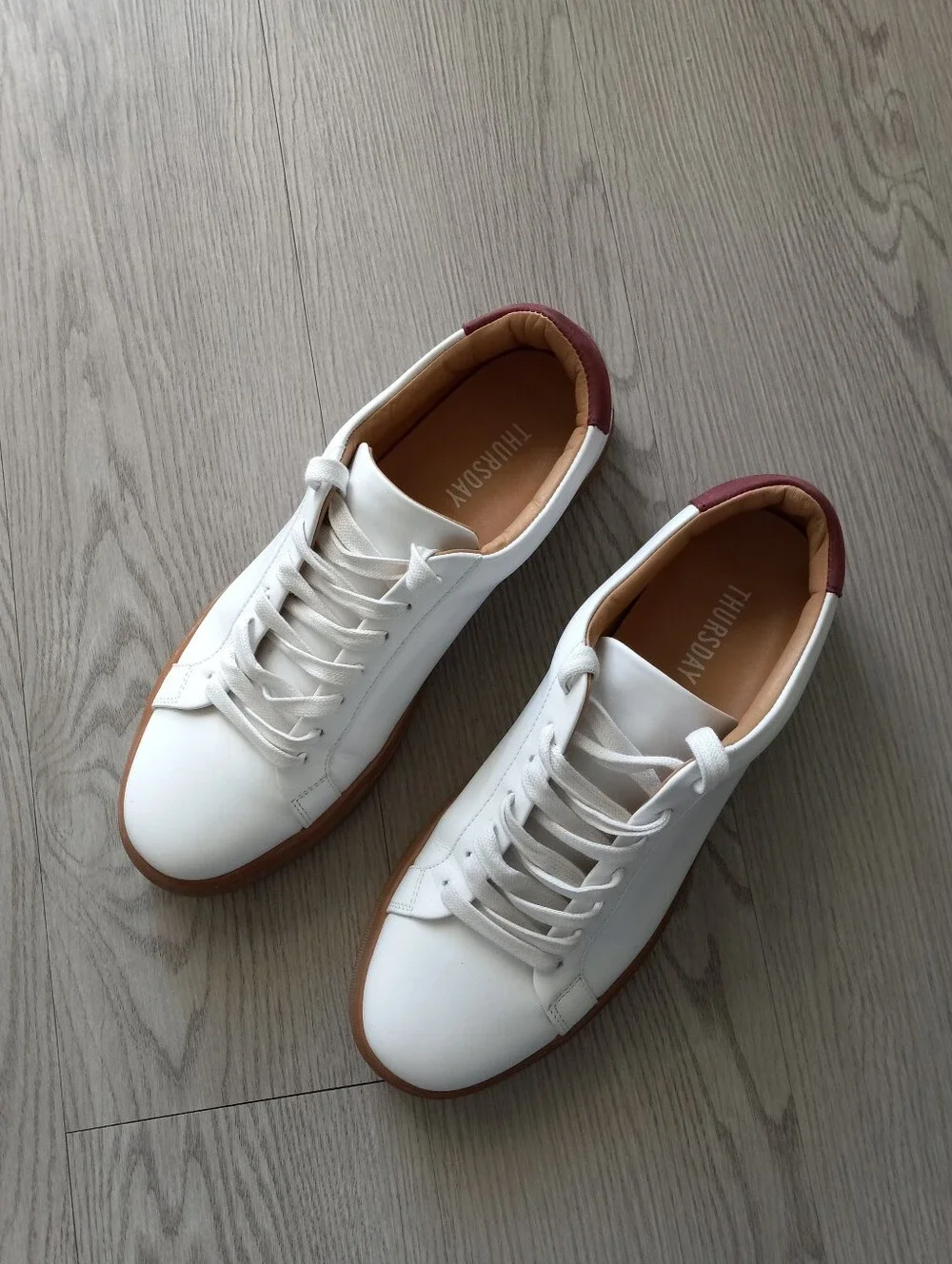 Thursday Boot Company Men's Legacy Low Top Sneakers In White Leather